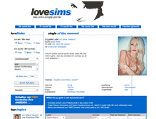 Tablet Screenshot of lovesims.smsdate.com